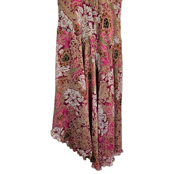 Rabbit Rabbit Rabbit Pink Asymmetrical Sleeveless Dress Sz 14 Y2K Fairycore - Picture 8 of 14